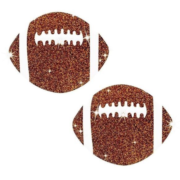 𝅺GLITTER football pasties - Picture 3 of 3